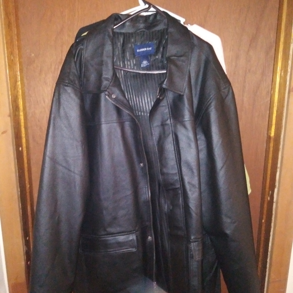 Harbor Bay 100% Leather 3x coat